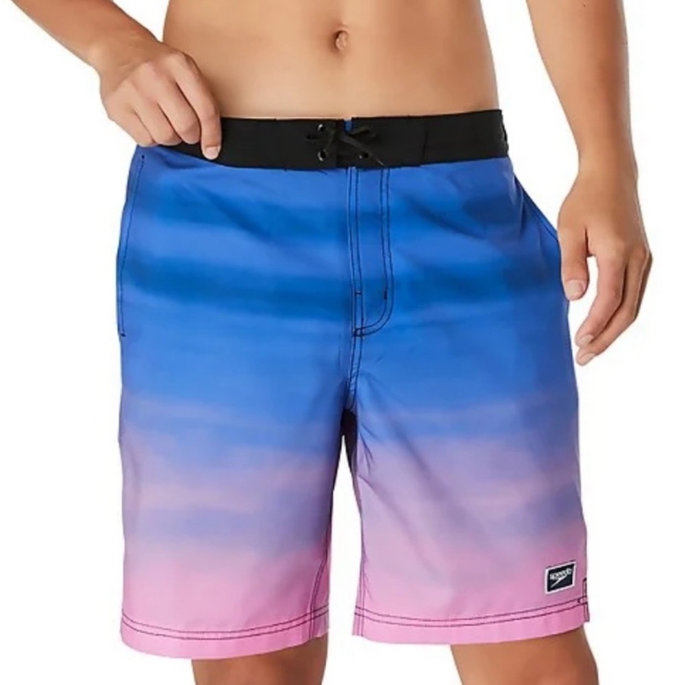 NEW Speedo 20" BoardShorts Swim Trunks Multicolor - XXL
